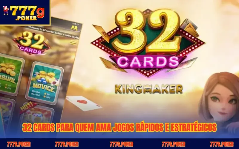 32 Cards Para Quem Ama Jogos Rápidos E Estratégicos