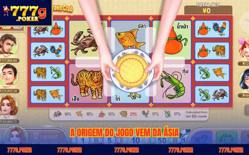 A origem do jogo vem da Ásia