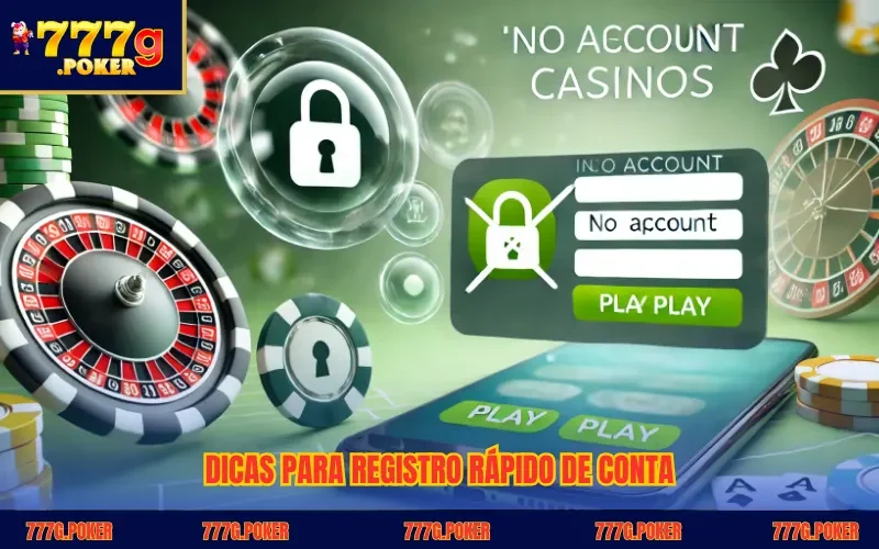 Dicas para registro rápido de conta Dicas para registro rápido de conta