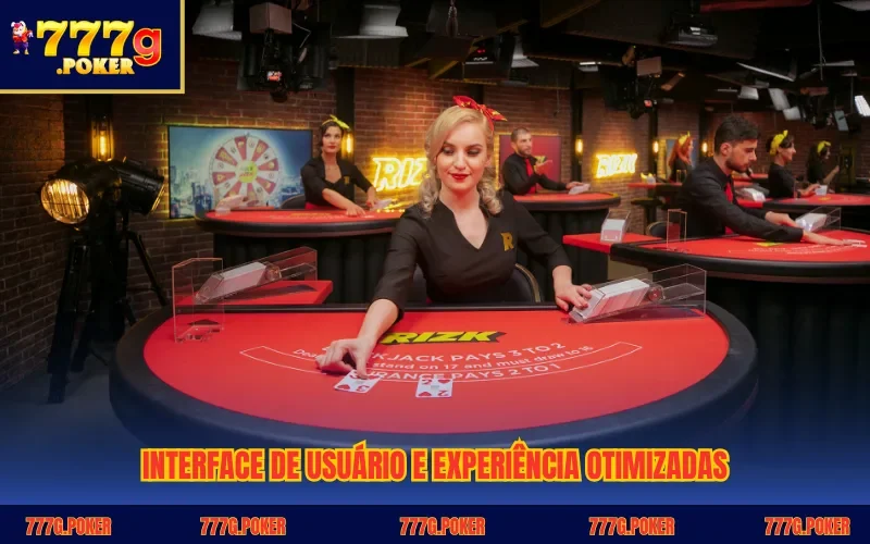 Interface de usuário e experiência otimizadas
