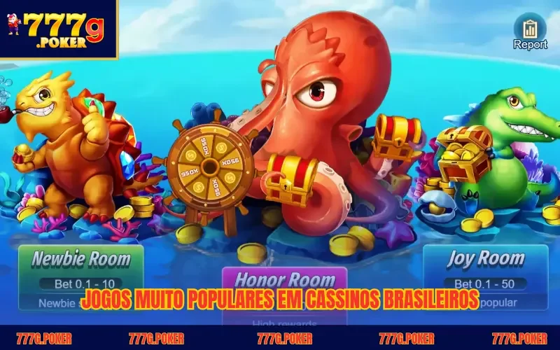 Jogos muito populares em cassinos brasileiros