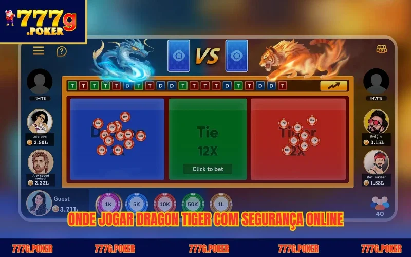 Onde jogar Dragon Tiger com segurança online