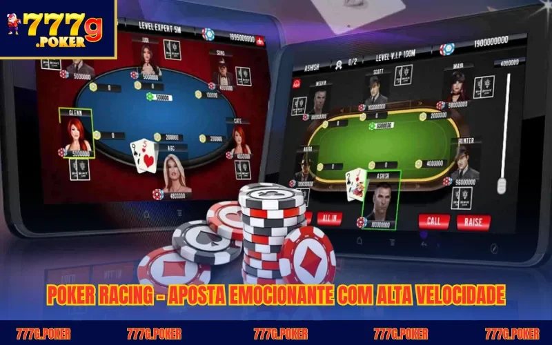 Poker Racing - Aposta Emocionante Com Alta Velocidade